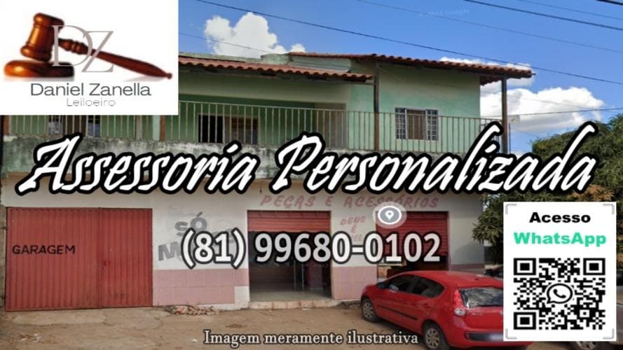 Comercial em leilão em Taguatinga - TO — Imóvel residencial/comercial, localizado na Avenida José Joaquim de Almeida, loteamento Waldemar Carlos de Franca, Taguatinga/TO. Área total de 537,50 m².