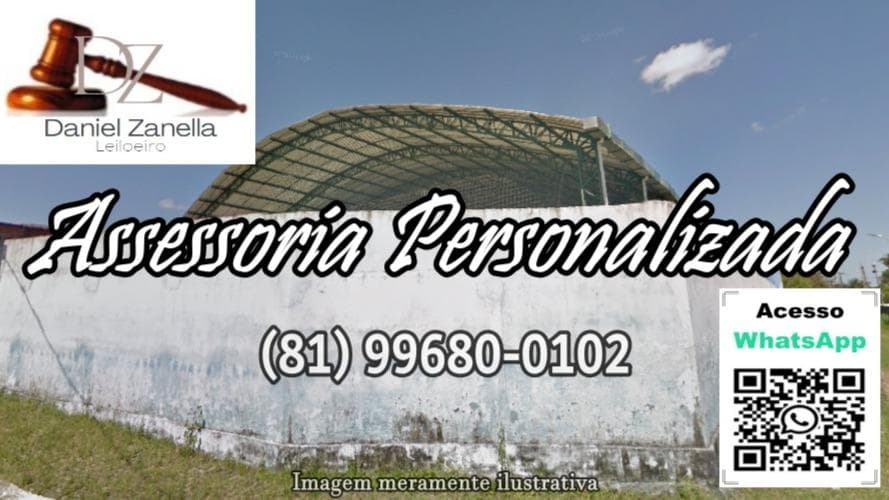 Terreno em leilão em Maracanaú - CE — TERRENO COM EDIFICAÇÃO DE IMÓVEL INDUSTRIAL COM ÁREA CONSTRUÍDA DE 1.600M²,  com área total do terreno de 6.519,49m², localizado em parte de parte desmembrada da Área Livre do Conjunto Novo Maracanaú, Maracanaú/CE