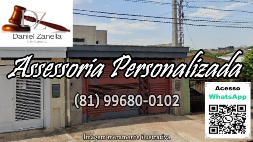 Casa em leilão em Marília - SP — Imóvel residencial localizado na Rua Wanda Topan Nogueira, 56, Marília/SP. A casa tem cerca de 75m² e terreno cerca de 125m²p