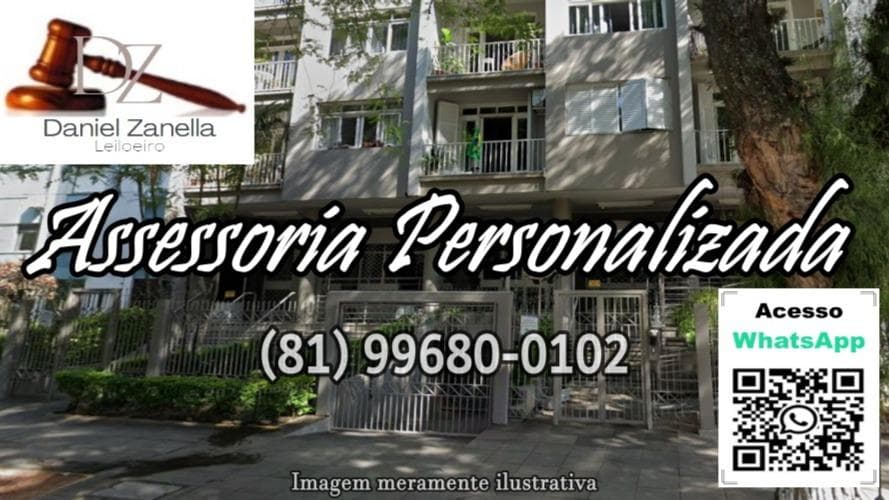 Imóvel em leilão em Porto Alegre - RS — Rua Laurindo, nº 106, ap. 206, Edifício Raad, Bairro Santana