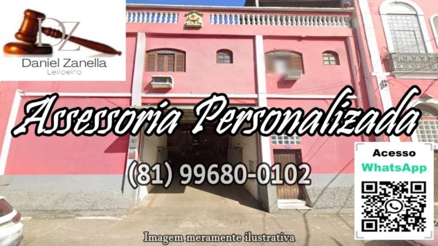 Comercial em leilão em Santos - SP — Prédio n° 386, na Rua Amador Bueno nº 386, Centro, Santos/SP. Terreno medindo 6,50m de frente e 50,00m de fundos.