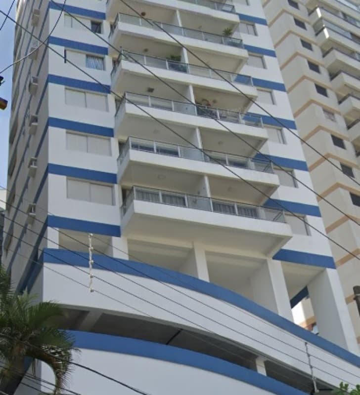 Foto 1 de 10: Apartamento em leilão em Guarujá - SP — LOTE 001 LEILÃO JUDICIAL - Apto. de 97,85 m² com vaga dupla de garagem, Ed. Astúrias Park - Vila Lui