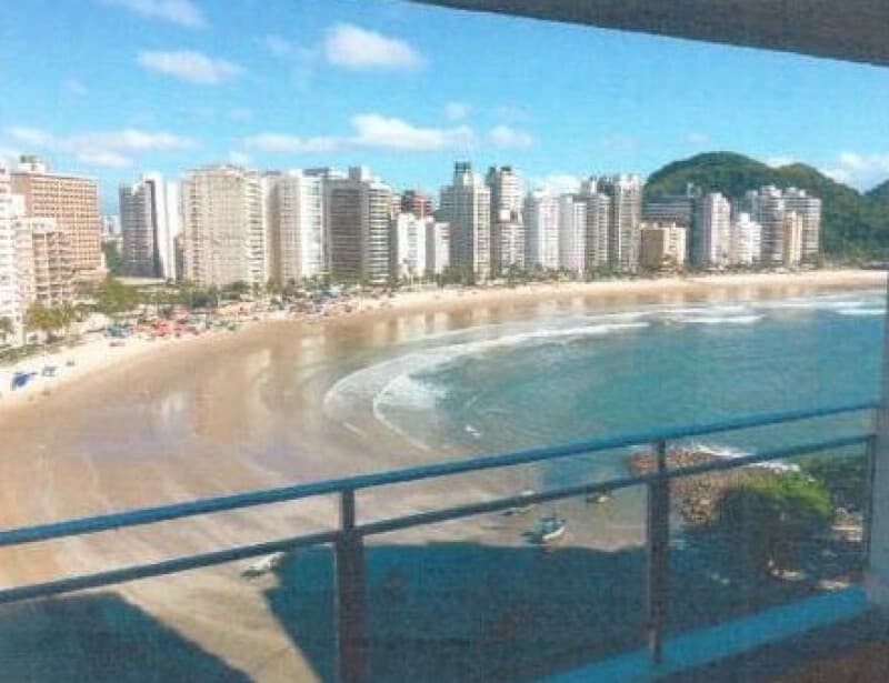 Foto 2 de 10: Apartamento em leilão em Guarujá - SP — LOTE 001 LEILÃO JUDICIAL - Apto. de 97,85 m² com vaga dupla de garagem, Ed. Astúrias Park - Vila Lui
