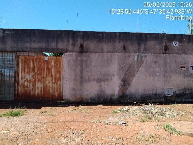 Casa em leilão em Planaltina - GO — LOTE 069 Casa com 55,8M² de Área Privativa em PLANALTINA/GO