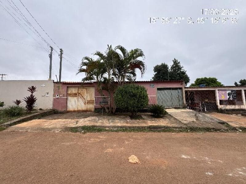 Casa em leilão em Santo Antônio Do Descoberto - GO — LOTE 076 Casa com 69,85M² de Área Privativa em SANTO ANTONIO DO DESCOBERTO/GO