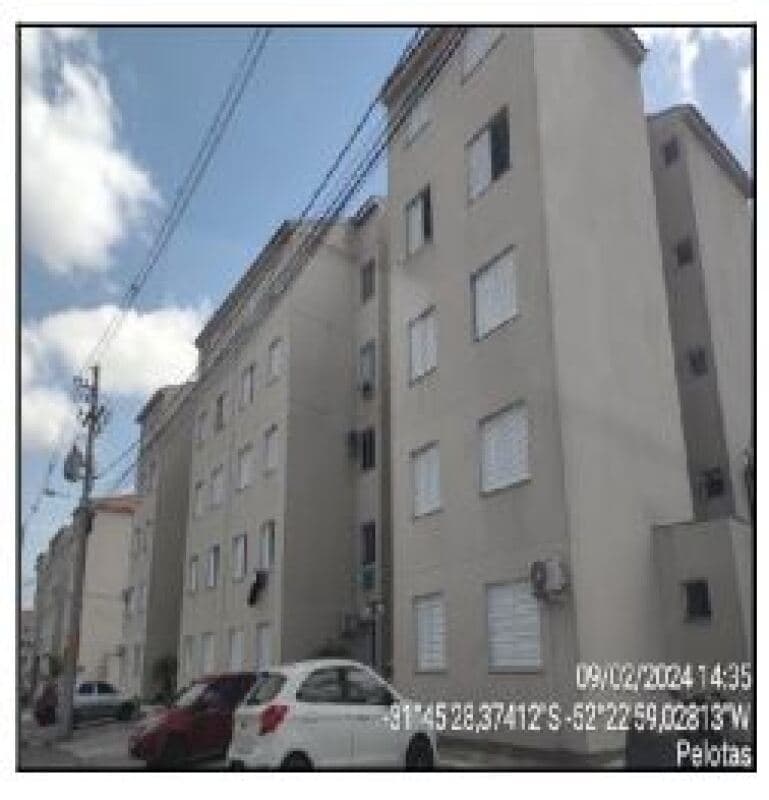 Apartamento em leilão em Pelotas - RS — LOTE 338 Apartamento com 45,7M² de Área Privativa em PELOTAS/RS