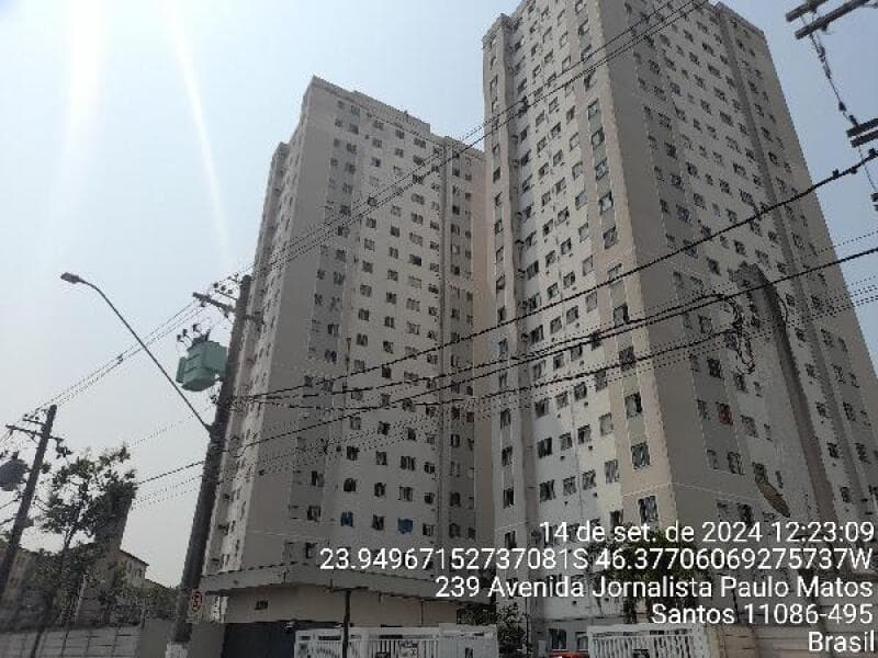 Apartamento em leilão em Santos - SP — LOTE 447 Apartamento com 45,2M² de Área Privativa em SANTOS/SP