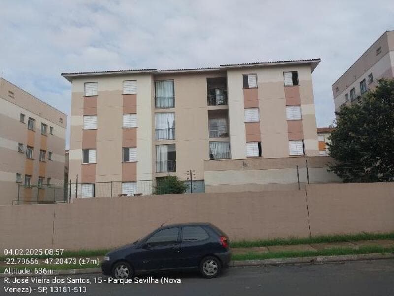 Apartamento em leilão em Sumaré - SP — LOTE 495 Apartamento com 48,79M² de Área Privativa em SUMARE/SP