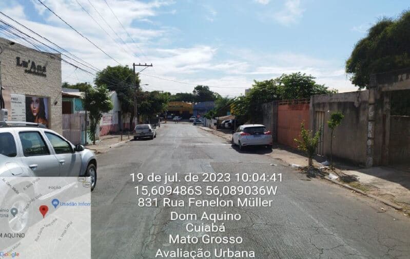 Foto 6 de 23: Terreno em leilão em Cuiabá - MT, bairro Dom Aquino — LOTE 001 Terreno com benfeitorias (casa). Com área do terreno de 1348,64m² e área construída de 82,9