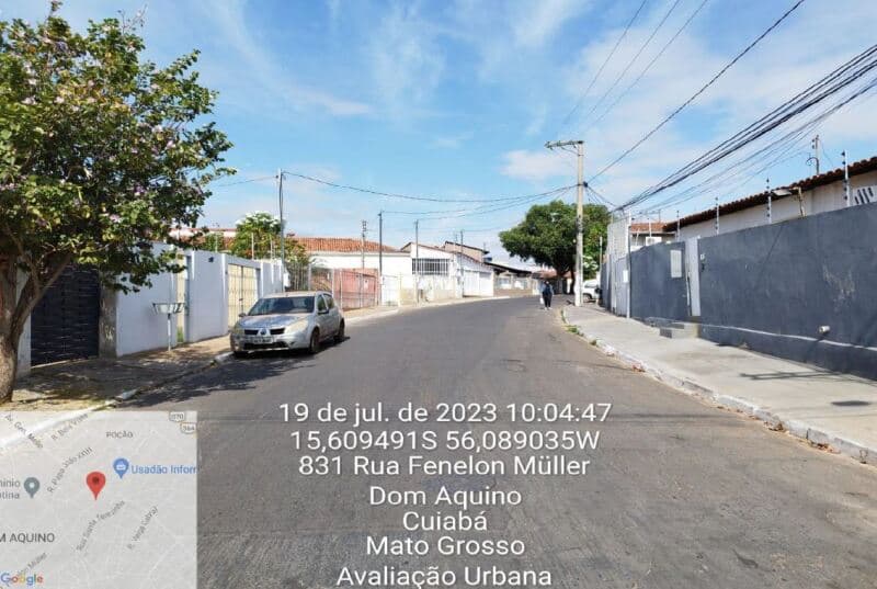 Foto 7 de 23: Terreno em leilão em Cuiabá - MT, bairro Dom Aquino — LOTE 001 Terreno com benfeitorias (casa). Com área do terreno de 1348,64m² e área construída de 82,9