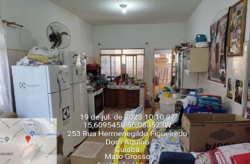 Foto 12 de 23: Terreno em leilão em Cuiabá - MT, bairro Dom Aquino — LOTE 001 Terreno com benfeitorias (casa). Com área do terreno de 1348,64m² e área construída de 82,9