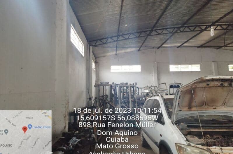 Foto 12 de 32: Comercial em leilão em Cuiabá - MT, bairro Dom Aquino — LOTE 002 Galpao com 920m² e área construída de 467,27m².Imóvel com característica Comercial