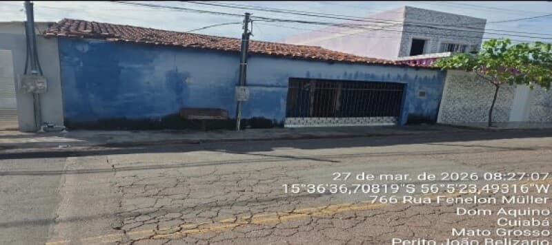 Foto 2 de 4: Casa em leilão em Cuiabá - MT, bairro Dom Aquino — LOTE 001 LEILÃO JUDICIAL - 2º VARA BANCÁRIA DE CUIABÁ - 1 IMÓVEL RESIDÊNCIAL