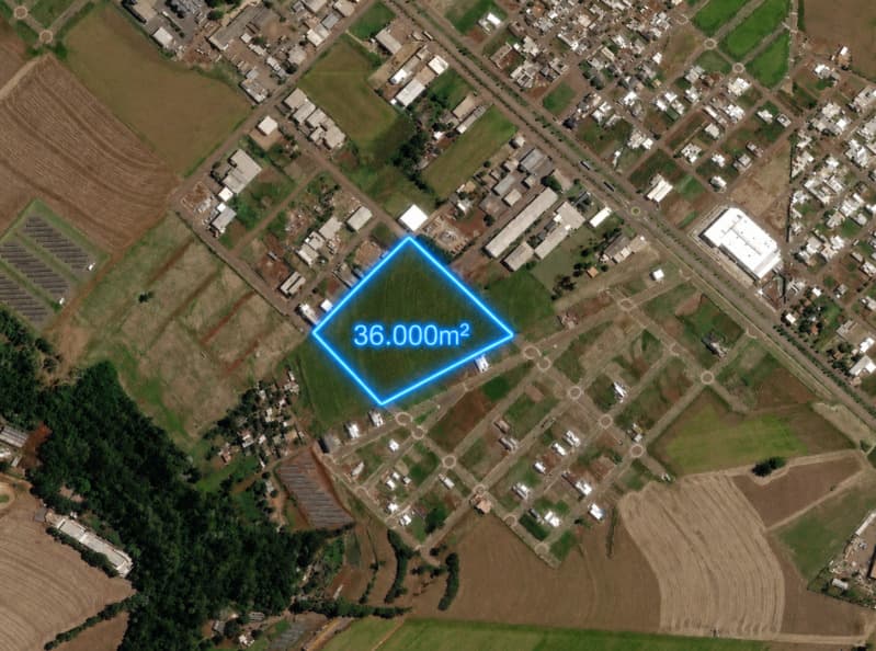 Foto 1 de 7: Terreno em leilão em Cafelândia - PR — LOTE 007 TERRENO COM 36.000M² NO PERÍMETRO URBANO DE CAFELÂNDIA - PR
