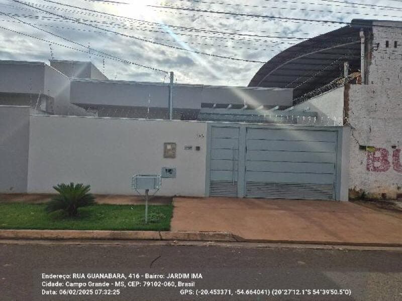 Casa em leilão em Campo Grande - MS — LOTE 166 CASA - AREA PRIVATIVA (M²): 71,69 BAIRRO: SANTO ANTONIO CIDADE: CAMPO GRANDE-MS