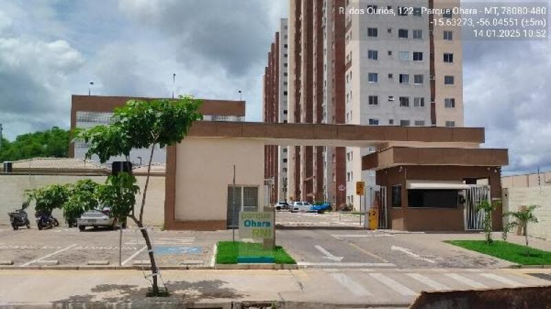 Apartamento em leilão em Cuiabá - MT — LOTE 172 APARTAMENTO - AREA PRIVATIVA (M²): 41,99 BAIRRO: PARQUE OHARA CIDADE: CUIABA-MT