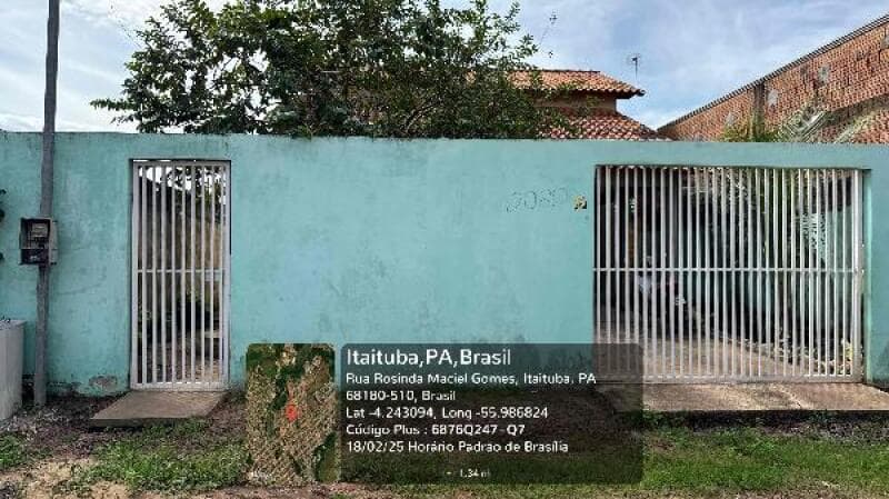 Casa em leilão em Itaituba - PA — LOTE 185 CASA - AREA PRIVATIVA (M²): 146,16 BAIRRO: PIRACANA CIDADE: ITAITUBA-PA
