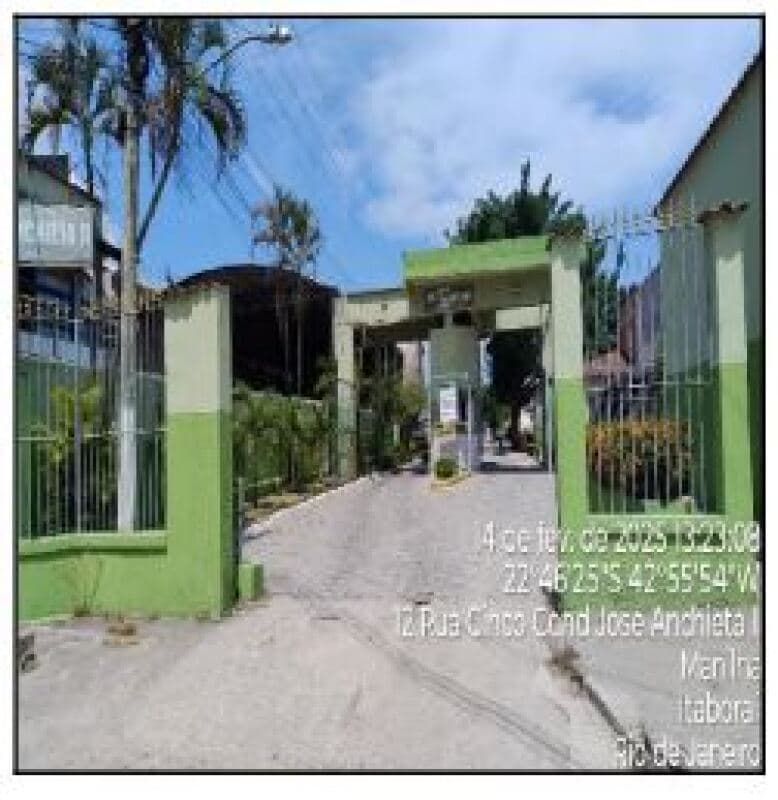 Casa em leilão em Itaboraí - RJ — LOTE 283 CASA - AREA PRIVATIVA (M²): 60,61 BAIRRO: VILA BRASIL (MANILHA) CIDADE: ITABORAI-RJ