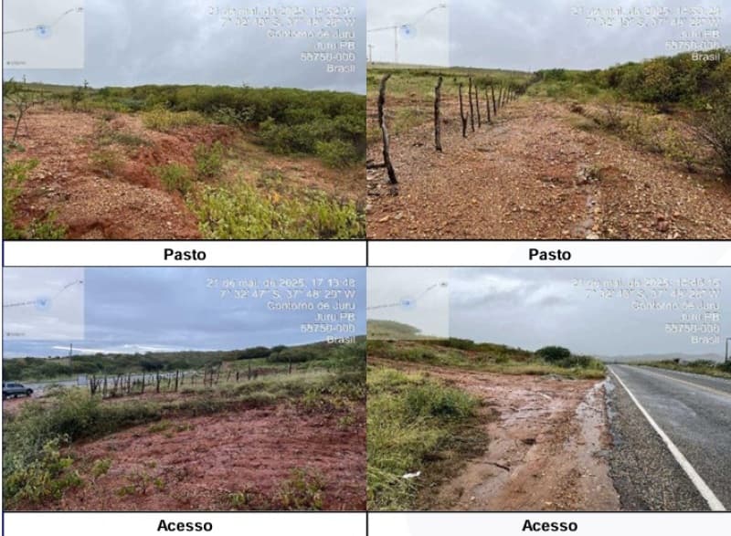 Foto 3 de 4: Area Rural em leilão em Juru - PB — LOTE 001 Imóvel denominado sitio alto grande, localizado no município de Juru-PB,
