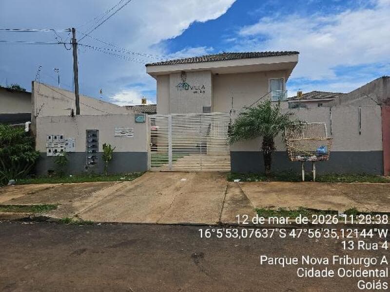 Apartamento em leilão em Cidade Ocidental - GO, bairro Parque Nova Friburgo B — LOTE 071 Apartamento - AREA PRIVATIVA (M²): 55,17 BAIRRO: PARQUE NOVA FRIBURGO B CIDADE: CIDADE OCID