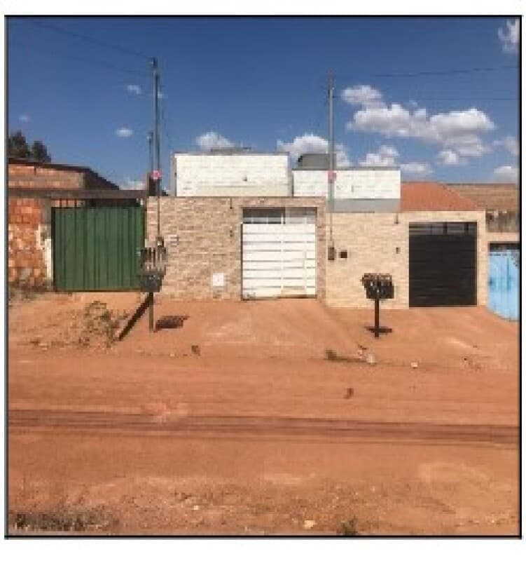 Casa em leilão em Santo Antônio Do Descoberto - GO, bairro Parque Santo Antônio — LOTE 102 Casa - AREA PRIVATIVA (M²): 87,38 BAIRRO: PARQUE SANTO ANTONIO CIDADE: SANTO ANTONIO DO DES