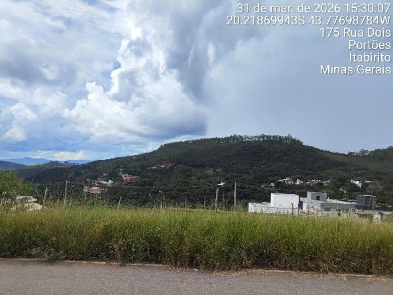 Terreno em leilão em Itabirito - MG, bairro Portões — LOTE 125 Terreno - AREA PRIVATIVA (M²): 0 BAIRRO: PORTOES CIDADE: ITABIRITO-MG