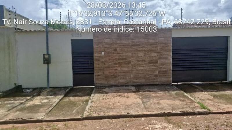 Casa em leilão em Castanhal - PA, bairro Estrela — LOTE 175 Casa - AREA PRIVATIVA (M²): 67,2 BAIRRO: ESTRELA CIDADE: CASTANHAL-PA