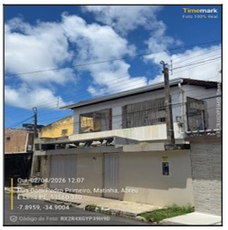 Casa em leilão em Abreu E Lima - PE, bairro Centro — LOTE 192 Casa - AREA PRIVATIVA (M²): 101,52 BAIRRO: CENTRO CIDADE: ABREU E LIMA-PE