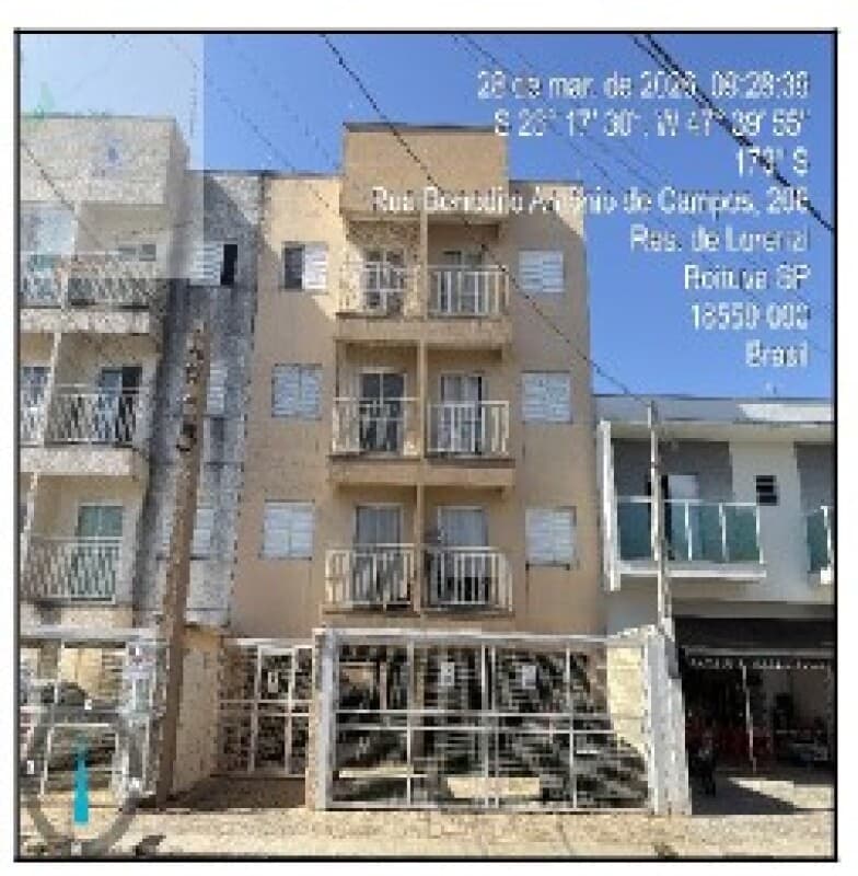 Apartamento em leilão em Boituva - SP, bairro Residencial de Lorenzi — LOTE 443 Apartamento - AREA PRIVATIVA (M²): 35,64 BAIRRO: RESIDENCIAL DE LORENZI CIDADE: BOITUVA-SP