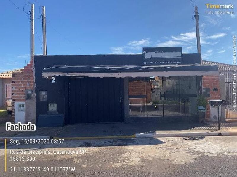 Casa em leilão em Catanduva - SP — LOTE 449 Casa - AREA PRIVATIVA (M²): 43,85 BAIRRO: CIDADE: CATANDUVA-SP