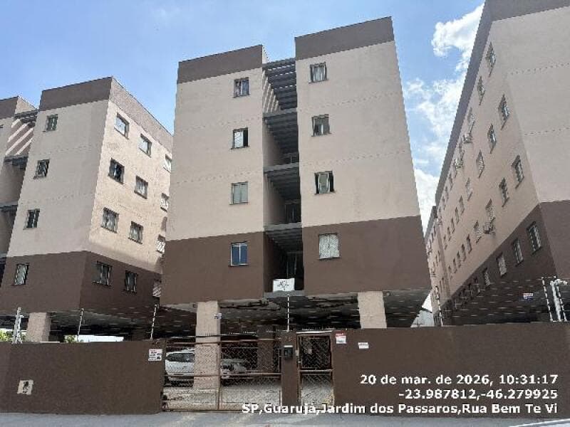 Apartamento em leilão em Guarujá - SP, bairro Jardim dos Passaros — LOTE 461 Apartamento - AREA PRIVATIVA (M²): 38,16 BAIRRO: JARDIM DOS PASSAROS CIDADE: GUARUJA-SP
