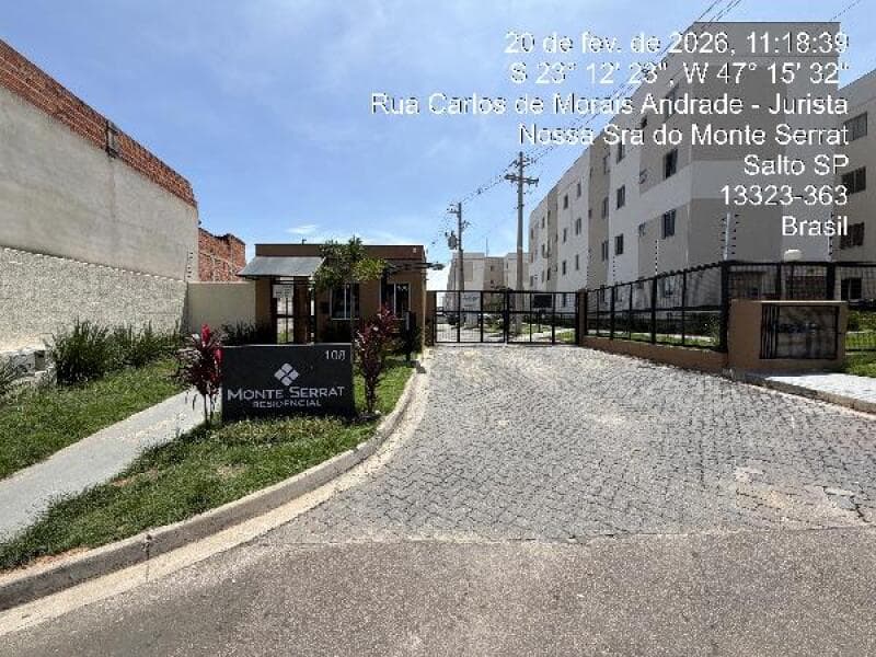 Apartamento em leilão em Salto - SP, bairro Guaraú — LOTE 507 Apartamento - AREA PRIVATIVA (M²): 41,98 BAIRRO: GUARAU CIDADE: SALTO-SP