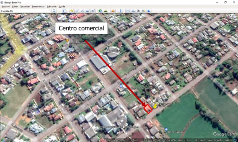 Foto 4 de 4: Terreno em leilão em Fortaleza Dos Valos - RS — LOTE 001 TERRENO URBANO COM BENFEITORIA NA RUA RUBIN EM FORTALEZA DOS VALOS/RS