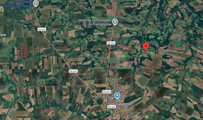 Foto 2 de 12: Area Rural em leilão em Tuparendi - RS — LOTE 001 25.666,66m² no Lajeado Minas, em Tuparendi/RS