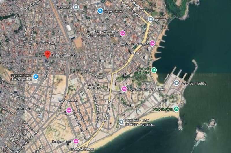 Foto 3 de 3: Terreno em leilão em Macaé - RJ, bairro Lagomar — LOTE 001 ÁREA LOTEAMENTO com 15.000m² denominado BALNEÁRIO LAGOMAR localizado em Barra de Macaé/RJ