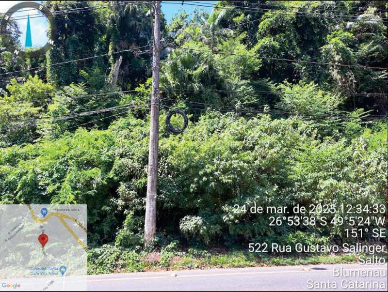 Foto 1 de 9: Terreno em leilão em Blumenau - SC — LOTE 001 IMÓVEL URBANO COM 11.304,93 m² EM BLUMENAU/SC (SIGEP 2691)
