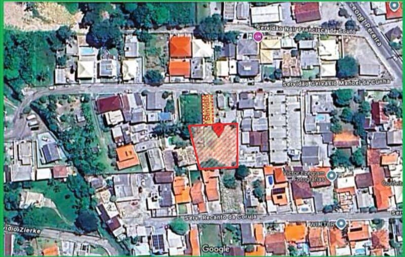 Foto 8 de 8: Terreno em leilão em Florianópolis - SC — LOTE 003 IMÓVEL URBANO COM 823,54² EM FLORIANÓPOLIS (SIGEP 1024)