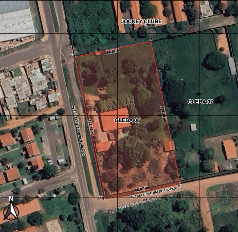Foto 1 de 4: Area Rural em leilão em Campo Grande - MS — LOTE 001 IMÓVEL COM 8.855,07m² em CAMPO GRANDE/MS