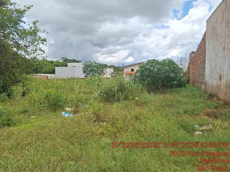 Terreno em leilão em Palestina - SP — LOTE 418 IMÓVEIS CAIXA