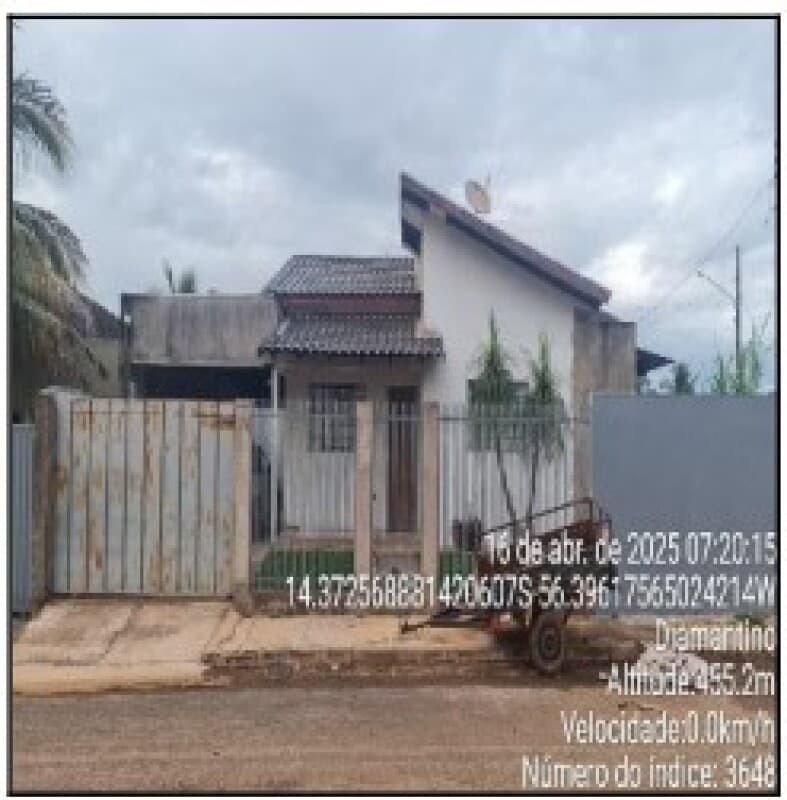 Terreno em leilão em Diamantino - MT — LOTE 247 IMÓVEIS CAIXA