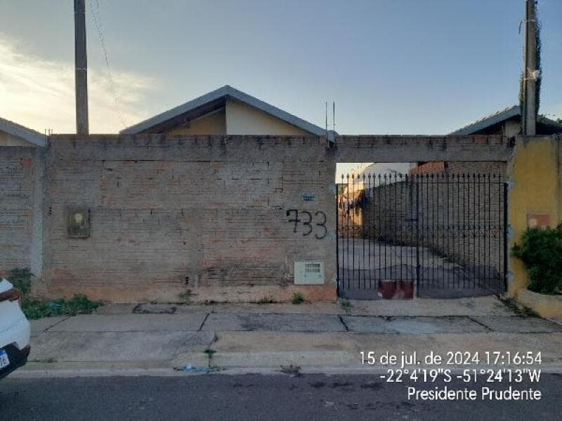 Casa em leilão em Presidente Prudente - SP, bairro Residencial Santo Expedito I — LOTE 436 IMÓVEIS CAIXA