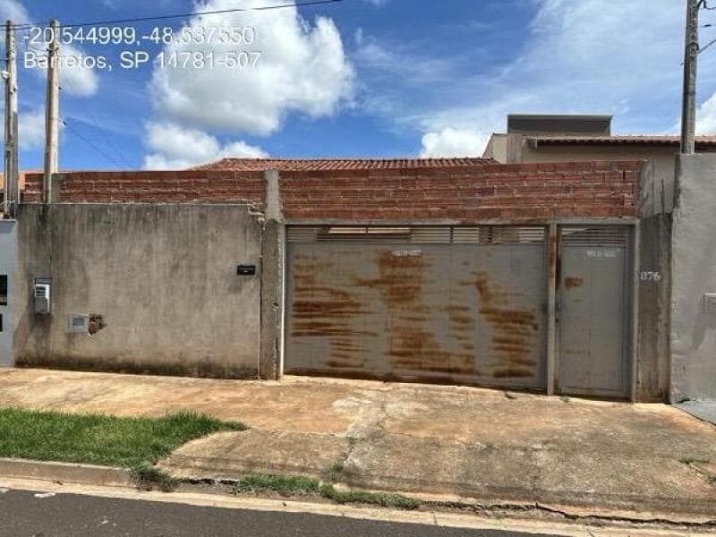 Casa em leilão em Barretos - SP — LOTE 450 CASA - BARRETOS/SP
