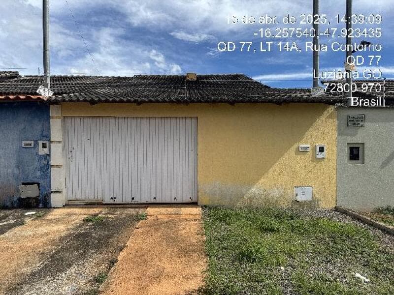 Casa em leilão em Luziânia - GO — LOTE 093 CASA - LUZIANIA/GO