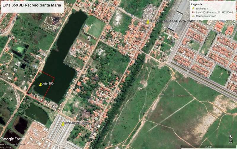 Foto 2 de 3: Terreno em leilão em Aracaju - SE — LOTE 001 LOTES - LOTEAMENTO JARDIM RECREIO SANTA MARIA - BAIRRO SANTA MARIA - ARACAJU/SE