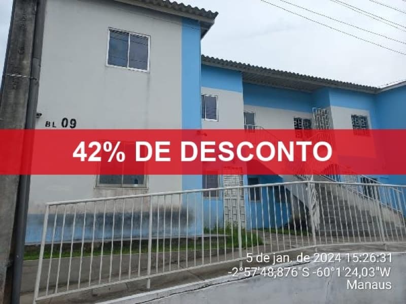 Foto 1 de 2: Apartamento em leilão em Manaus - AM — LOTE 009 42% DE DESCONTO - APARTAMENTO - MANAUS/ AM