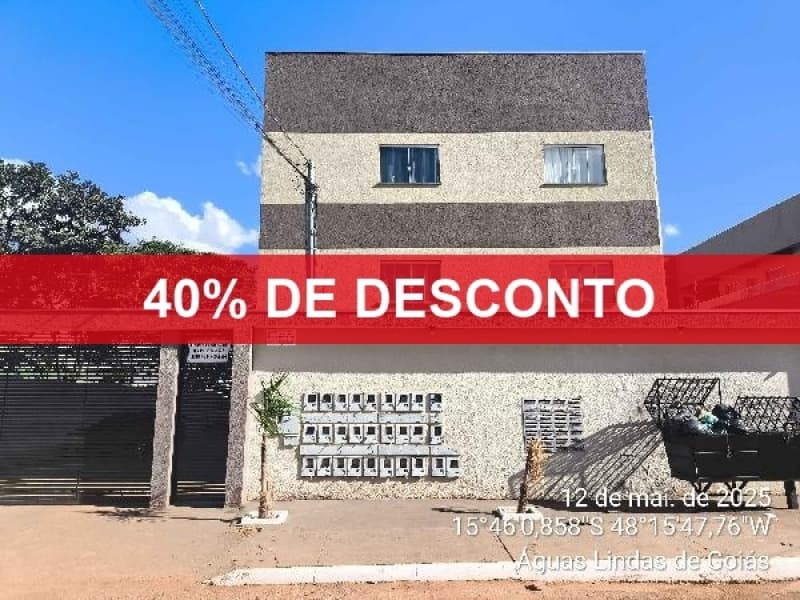 Foto 1 de 2: Apartamento em leilão em Águas Lindas De Goiás - GO — LOTE 051 40% DE DESCONTO - APARTAMENTO - AGUAS LINDAS DE GOIAS/ GO