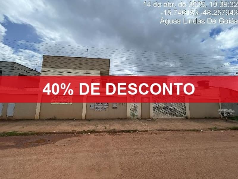 Foto 1 de 2: Apartamento em leilão em Águas Lindas De Goiás - GO — LOTE 054 40% DE DESCONTO - APARTAMENTO - AGUAS LINDAS DE GOIAS/ GO