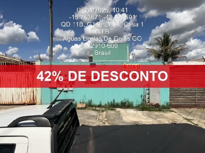 Foto 1 de 2: Apartamento em leilão em Águas Lindas De Goiás - GO — LOTE 056 42% DE DESCONTO - APARTAMENTO - AGUAS LINDAS DE GOIAS/ GO