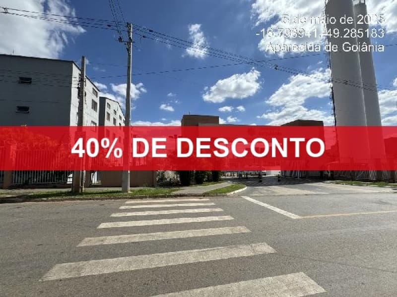 Foto 1 de 2: Apartamento em leilão em Aparecida De Goiânia - GO — LOTE 062 40% DE DESCONTO - APARTAMENTO - APARECIDA DE GOIANIA/ GO
