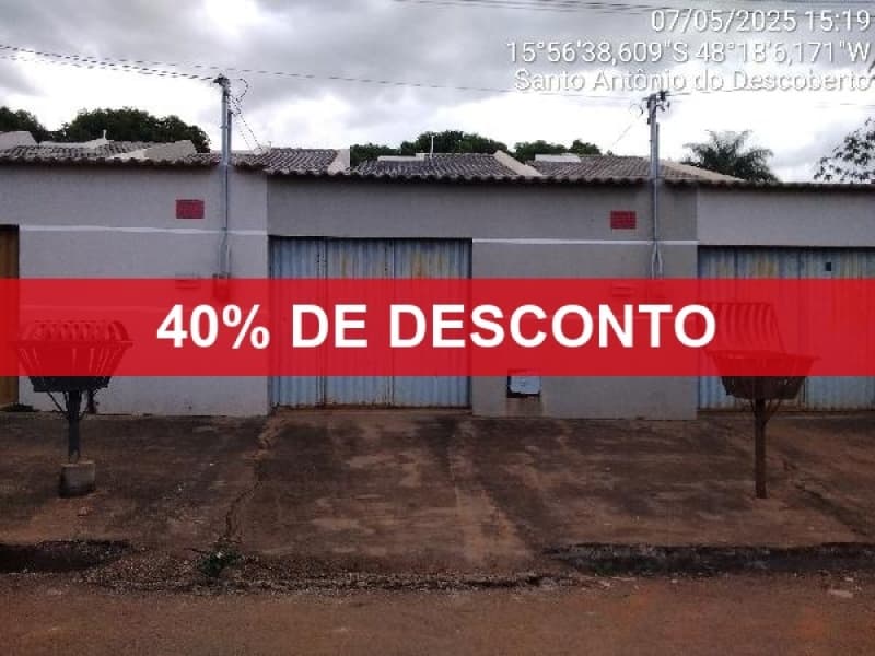 Foto 1 de 2: Casa em leilão em Santo Antônio Do Descoberto - GO — LOTE 096 40% DE DESCONTO - CASA - SANTO ANTONIO DO DESCOBERTO/ GO
